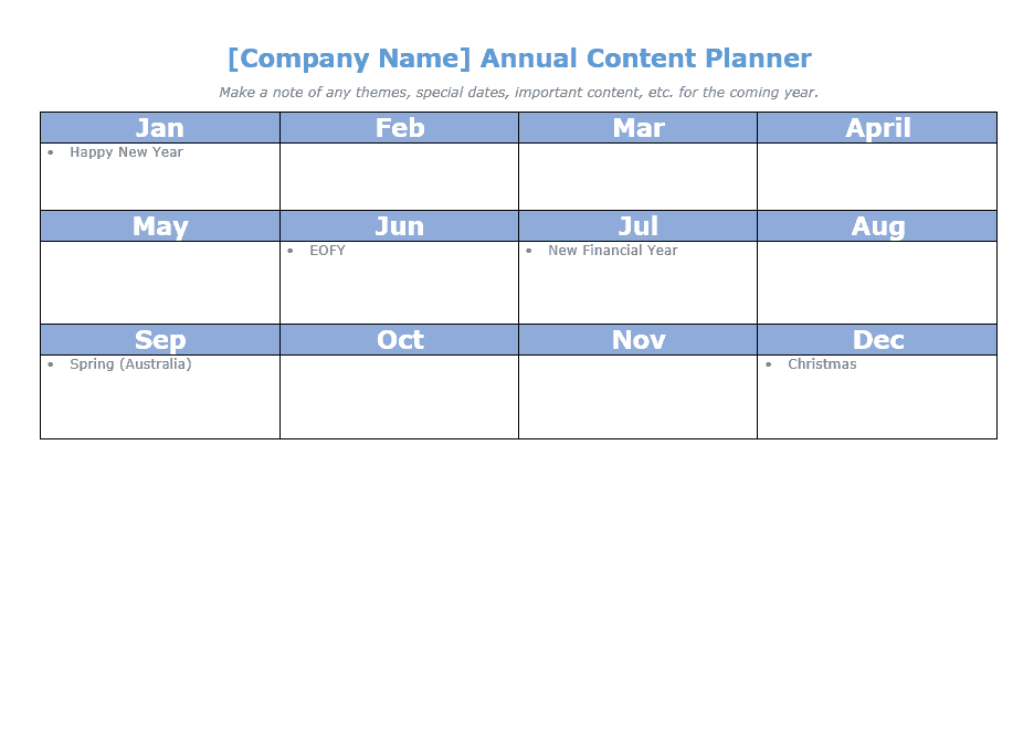 Content Marketing Editorial