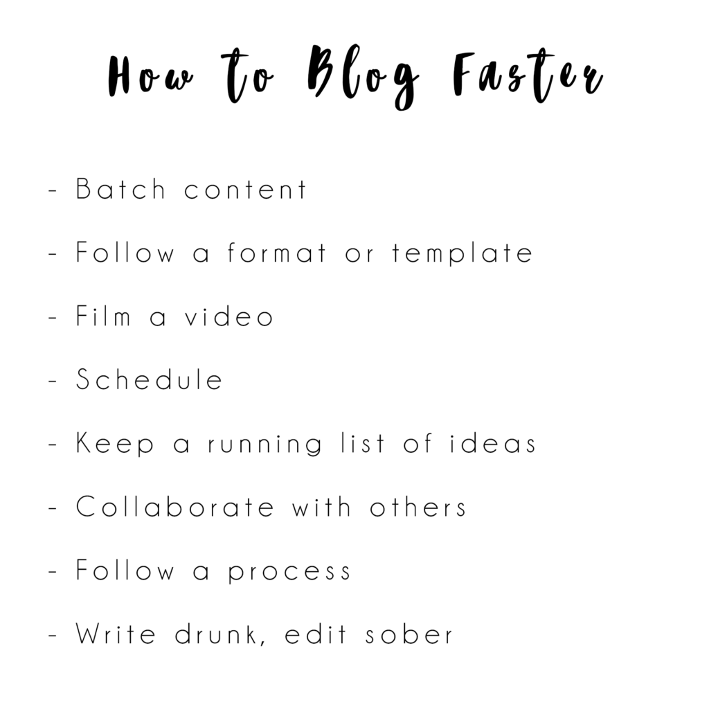 how to blog consistently